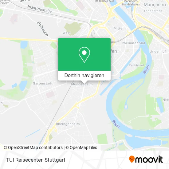 TUI Reisecenter Karte