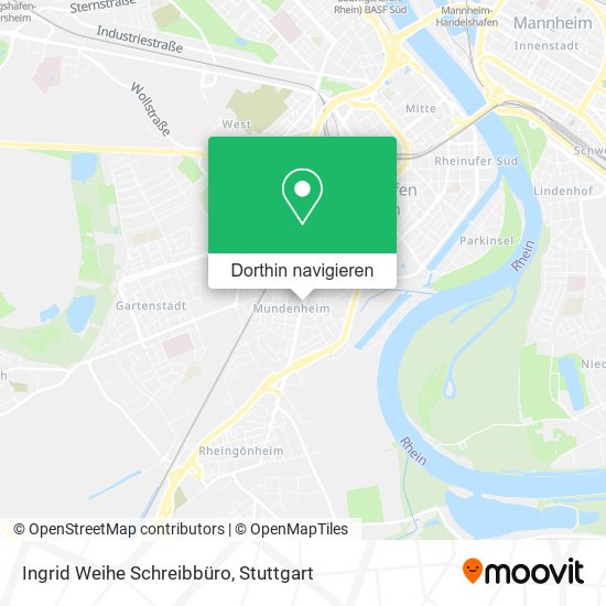 Ingrid Weihe Schreibbüro Karte
