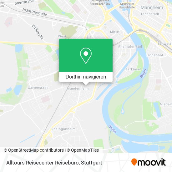 Alltours Reisecenter Reisebüro Karte
