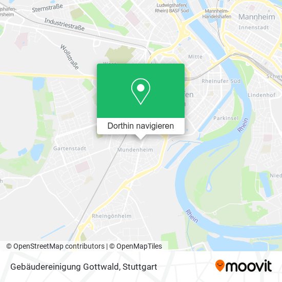 Gebäudereinigung Gottwald Karte