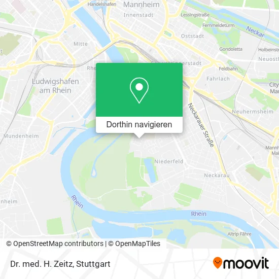 Dr. med. H. Zeitz Karte