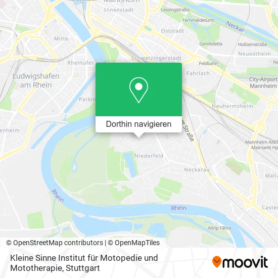 Kleine Sinne Institut für Motopedie und Mototherapie Karte