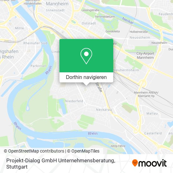Projekt-Dialog GmbH Unternehmensberatung Karte