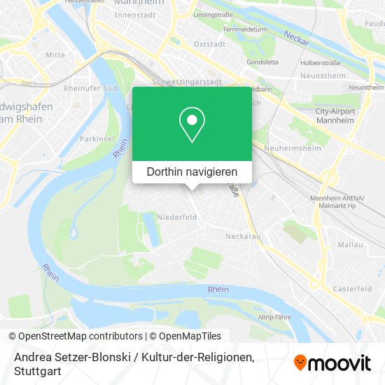 Andrea Setzer-Blonski / Kultur-der-Religionen Karte