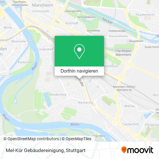 Mel-Kür Gebäudereinigung Karte