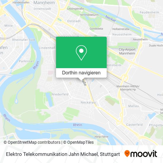 Elektro Telekommunikation Jahn Michael Karte