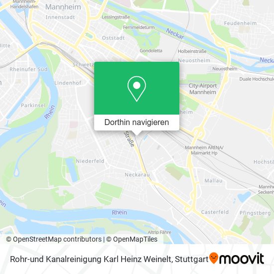 Rohr-und Kanalreinigung Karl Heinz Weinelt Karte