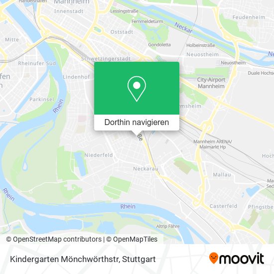 Kindergarten Mönchwörthstr Karte
