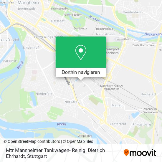Mtr Mannheimer Tankwagen- Reinig. Dietrich Ehrhardt Karte