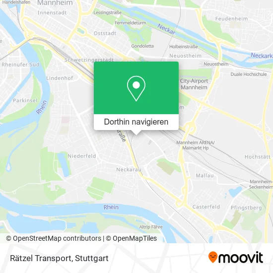 Rätzel Transport Karte