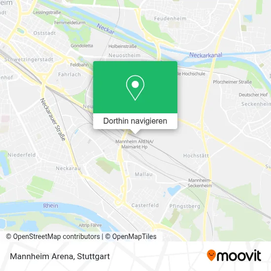 Mannheim Arena Karte