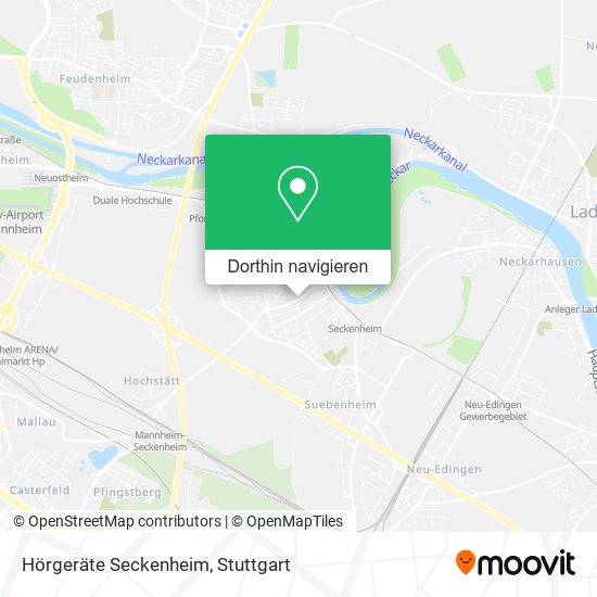 Hörgeräte Seckenheim Karte