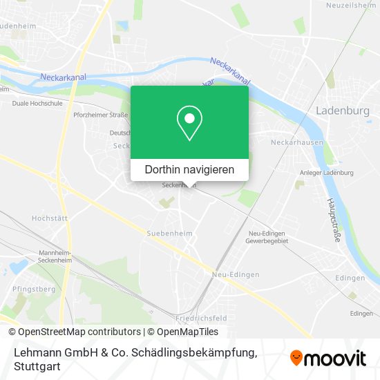 Lehmann GmbH & Co. Schädlingsbekämpfung Karte