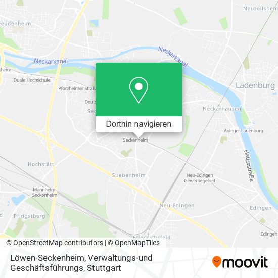 Löwen-Seckenheim, Verwaltungs-und Geschäftsführungs Karte