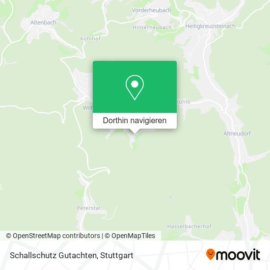 Schallschutz Gutachten Karte