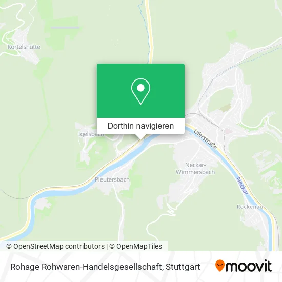 Rohage Rohwaren-Handelsgesellschaft Karte