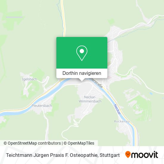 Teichtmann Jürgen Praxis F. Osteopathie Karte