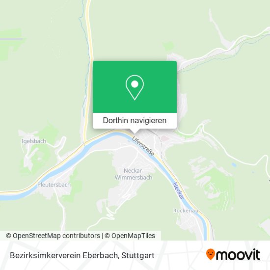 Bezirksimkerverein Eberbach Karte