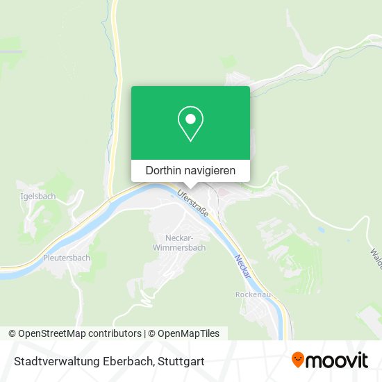 Stadtverwaltung Eberbach Karte
