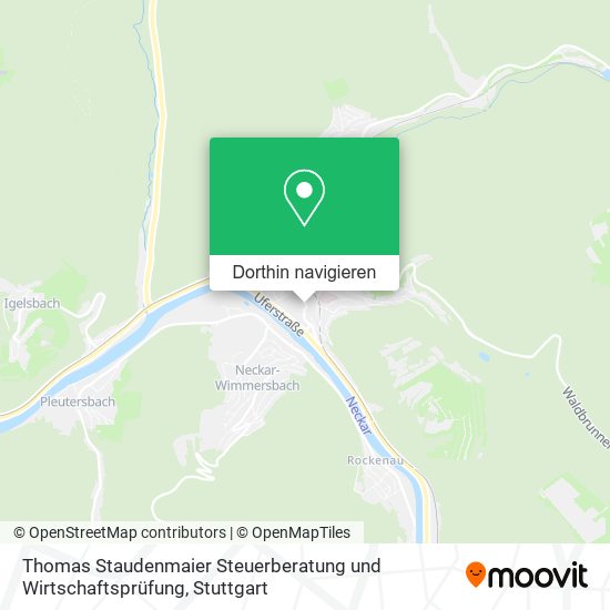 Thomas Staudenmaier Steuerberatung und Wirtschaftsprüfung Karte