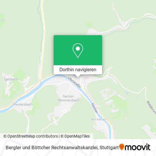 Bergler und Böttcher Rechtsanwaltskanzlei Karte