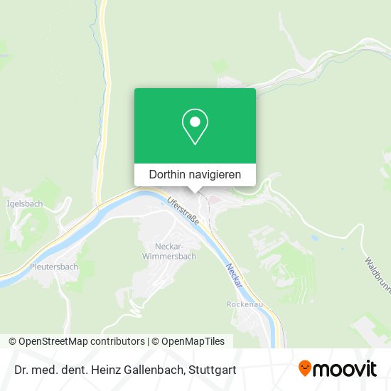 Dr. med. dent. Heinz Gallenbach Karte