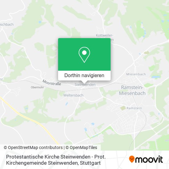 Protestantische Kirche Steinwenden - Prot. Kirchengemeinde Steinwenden Karte