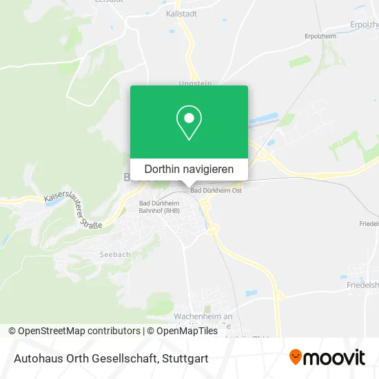 Autohaus Orth Gesellschaft Karte