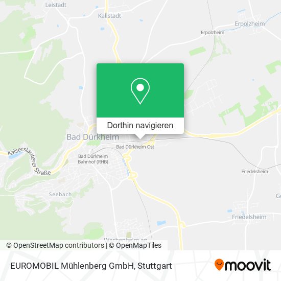 EUROMOBIL Mühlenberg GmbH Karte
