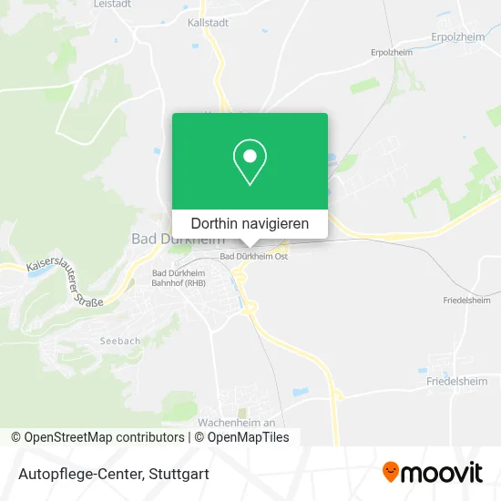 Autopflege-Center Karte