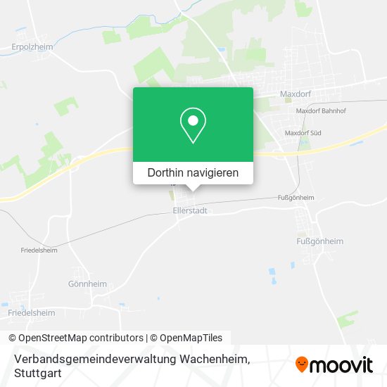 Verbandsgemeindeverwaltung Wachenheim Karte
