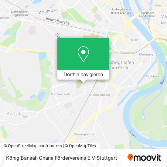 König Bansah Ghana Fördervereins E V Karte
