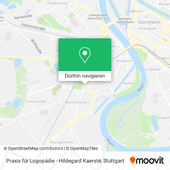 Praxis für Logopädie - Hildegard Kaersté Karte