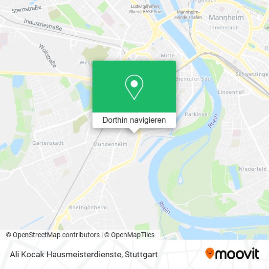Ali Kocak Hausmeisterdienste Karte