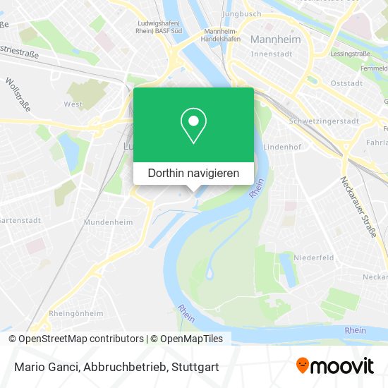 Mario Ganci, Abbruchbetrieb Karte