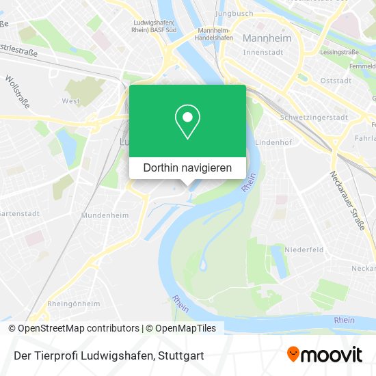 Der Tierprofi Ludwigshafen Karte