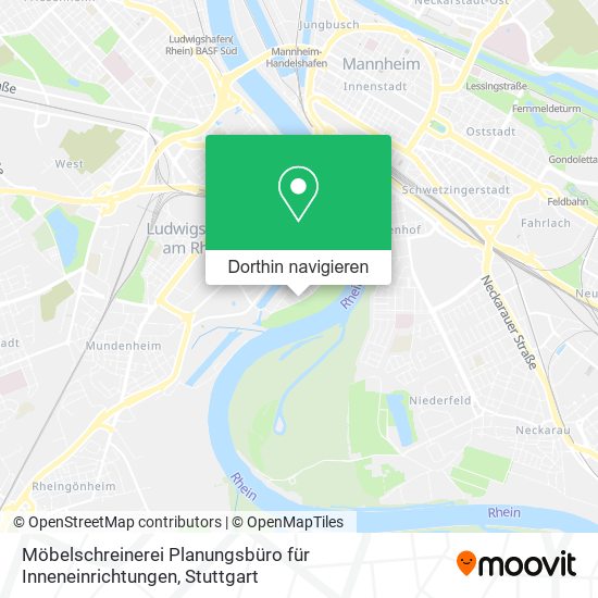 Möbelschreinerei Planungsbüro für Inneneinrichtungen Karte
