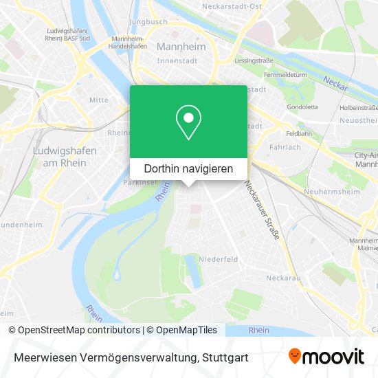 Meerwiesen Vermögensverwaltung Karte