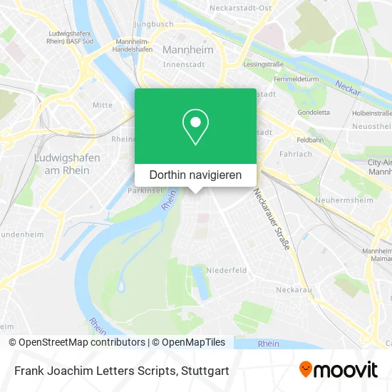 Frank Joachim Letters Scripts Karte