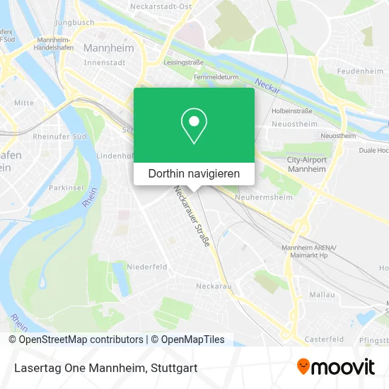 Lasertag One Mannheim Karte