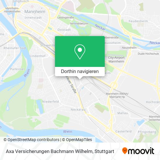 Axa Versicherungen Bachmann Wilhelm Karte