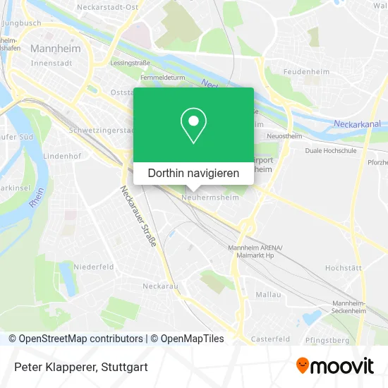 Peter Klapperer Karte