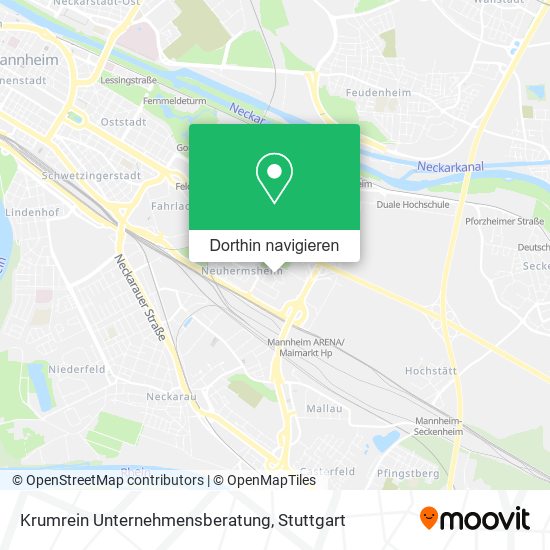 Krumrein Unternehmensberatung Karte