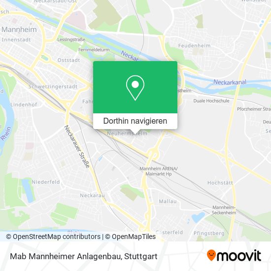 Mab Mannheimer Anlagenbau Karte