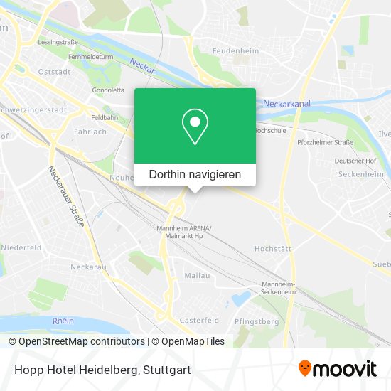 Hopp Hotel Heidelberg Karte