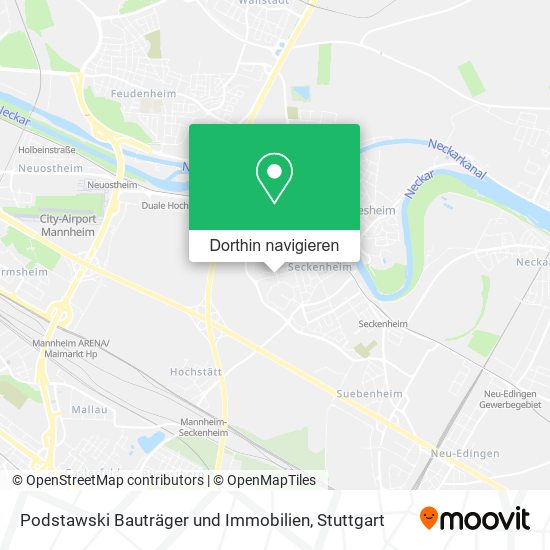 Podstawski Bauträger und Immobilien Karte