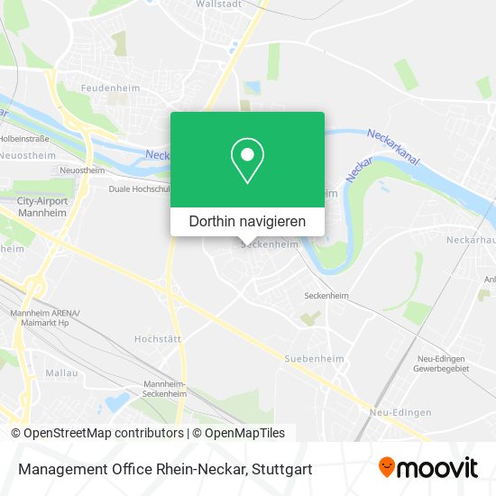 Management Office Rhein-Neckar Karte