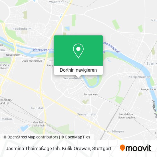 Jasmina Thaimaßage Inh. Kulik Orawan Karte