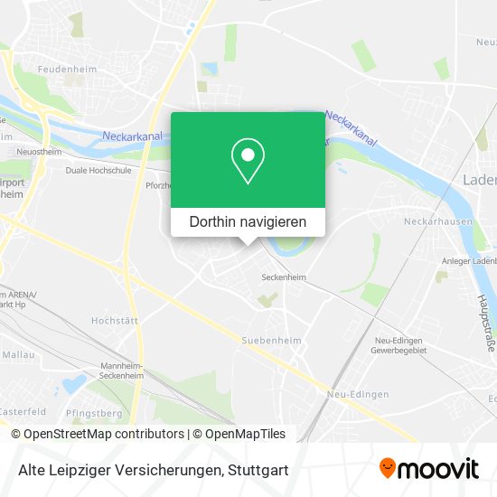 Alte Leipziger Versicherungen Karte