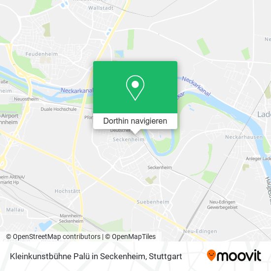 Kleinkunstbühne Palü in Seckenheim Karte